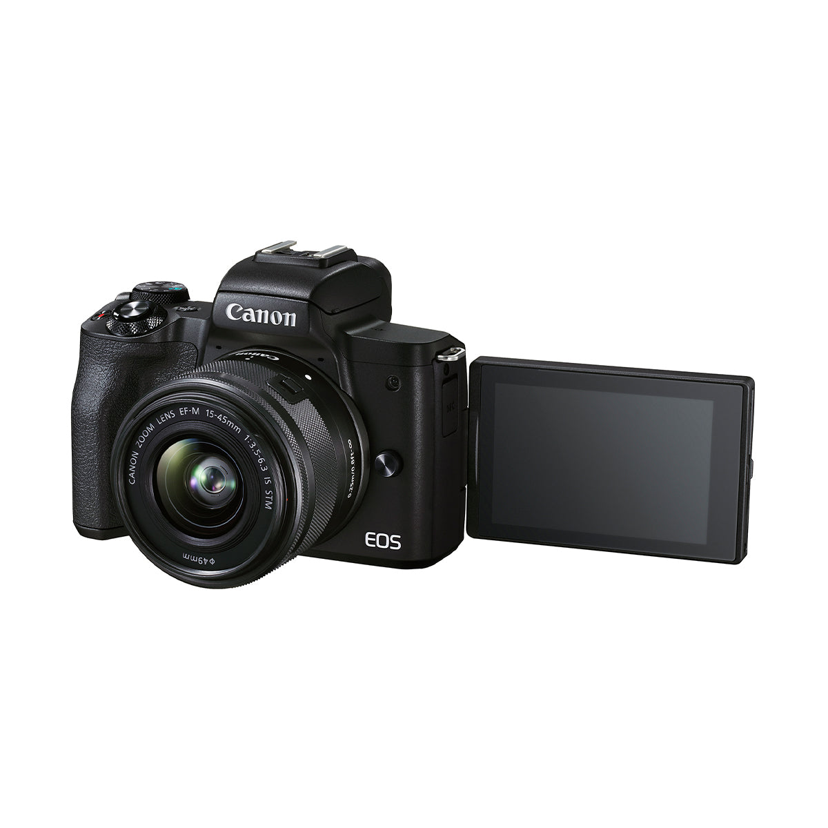 Canon EOS M50 Mark II with EF-M 15-45mm IS STM & EF-M 55-200 IS STM Lens Kit