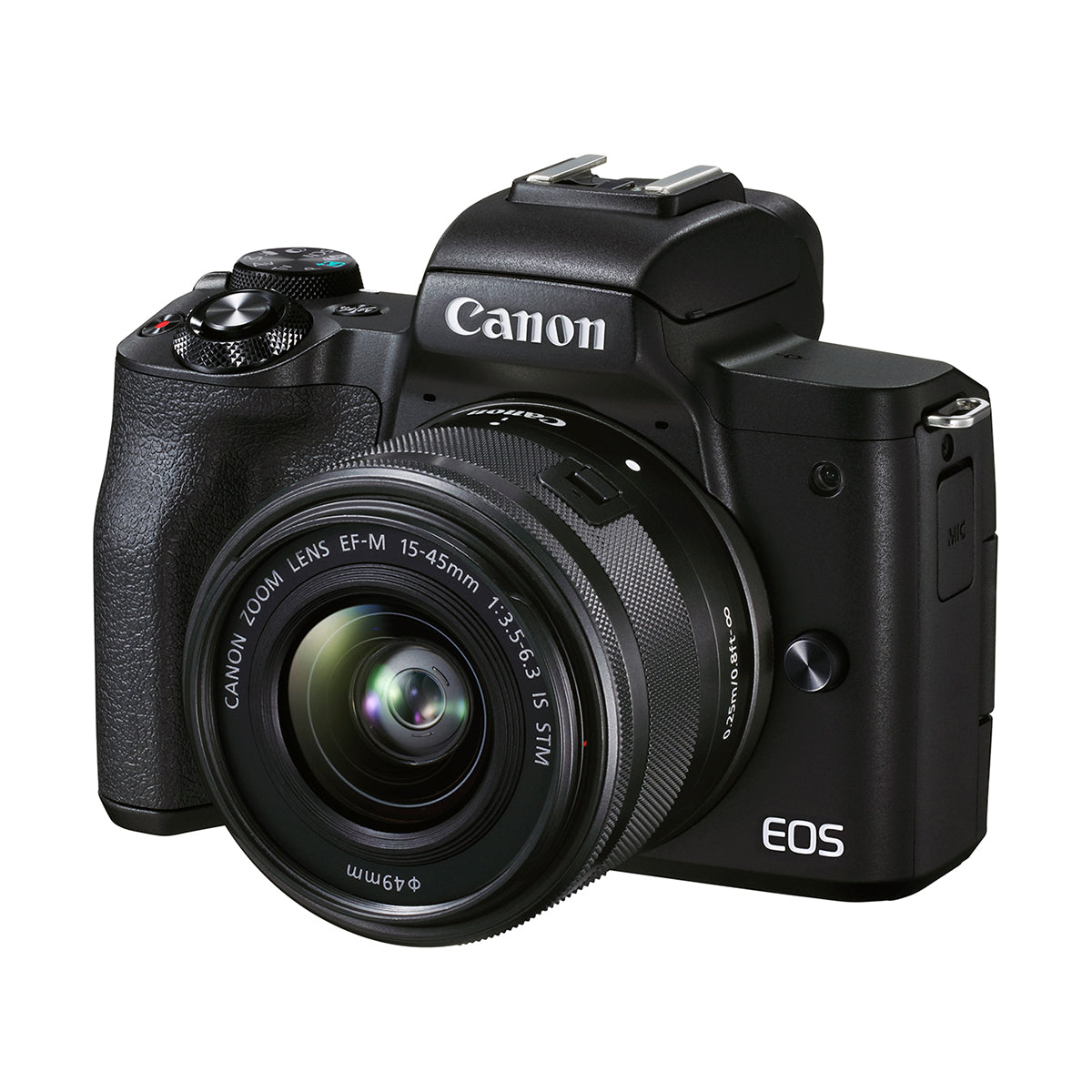 Canon EOS M50 Mark II with EF-M 15-45mm IS STM & EF-M 55-200 IS STM Lens Kit