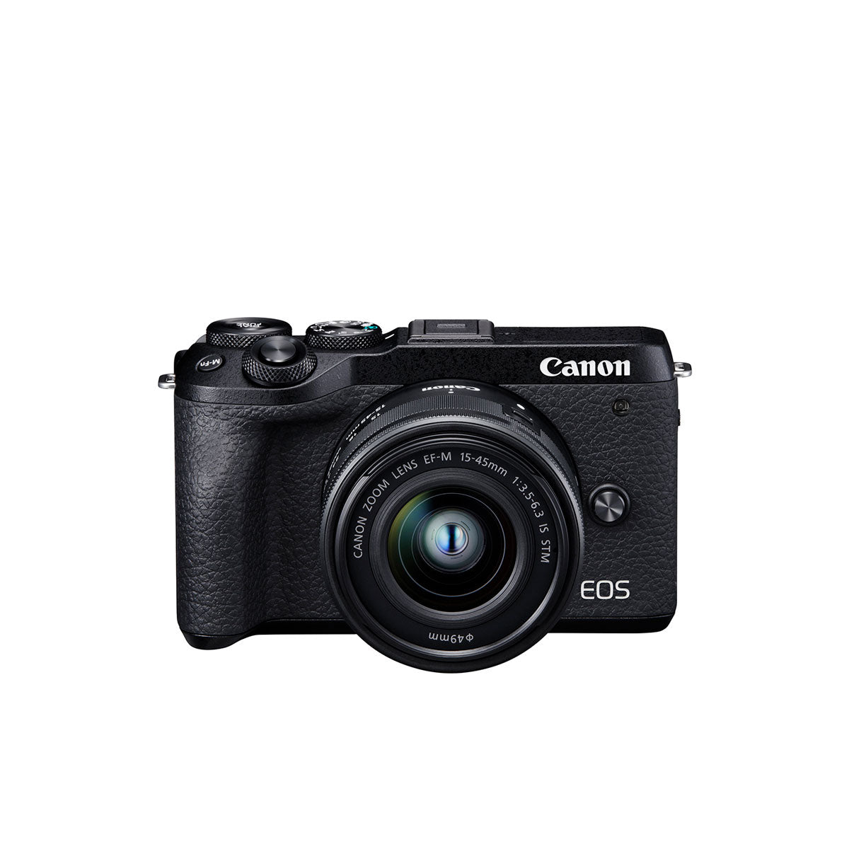 Canon EOS M6 Mark II Mirrorless Camera with EF-M 15-45mm IS STM Lens and EVF (Black)