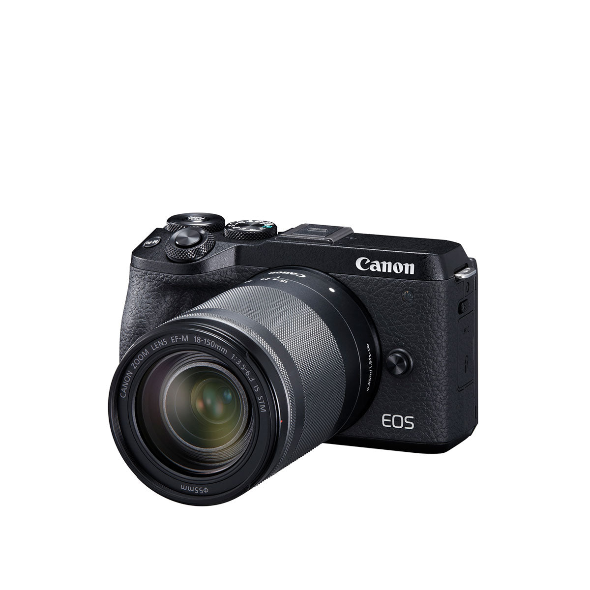 Canon EOS M6 Mark II Mirrorless Camera with EF-M 18-150mm IS STM Lens and EVF (Black)