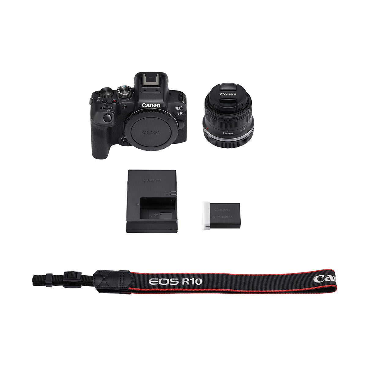 Canon EOS R10 Mirrorless Camera with RF-S 18-45mm Lens