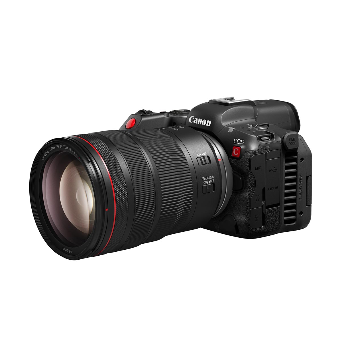 Canon EOS R5 C Mirrorless Cinema Camera w/RF 24-105mm f/4 L is USM Lens +  2X 64GB Memory + Filters + TTL Flash + More (35pc Bundle)