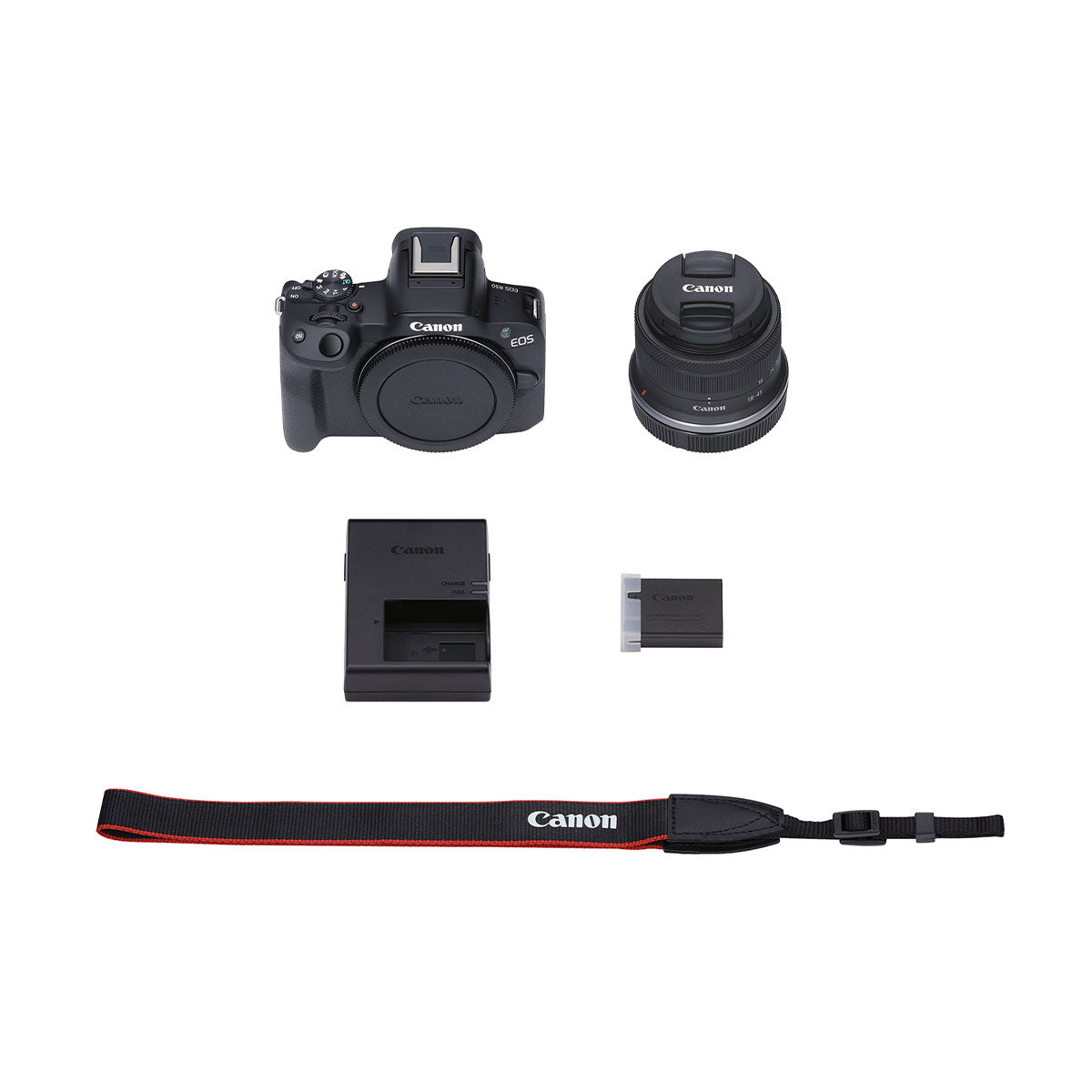 Canon EOS R50 Mirrorless Camera with RF-S 18-45mm Lens