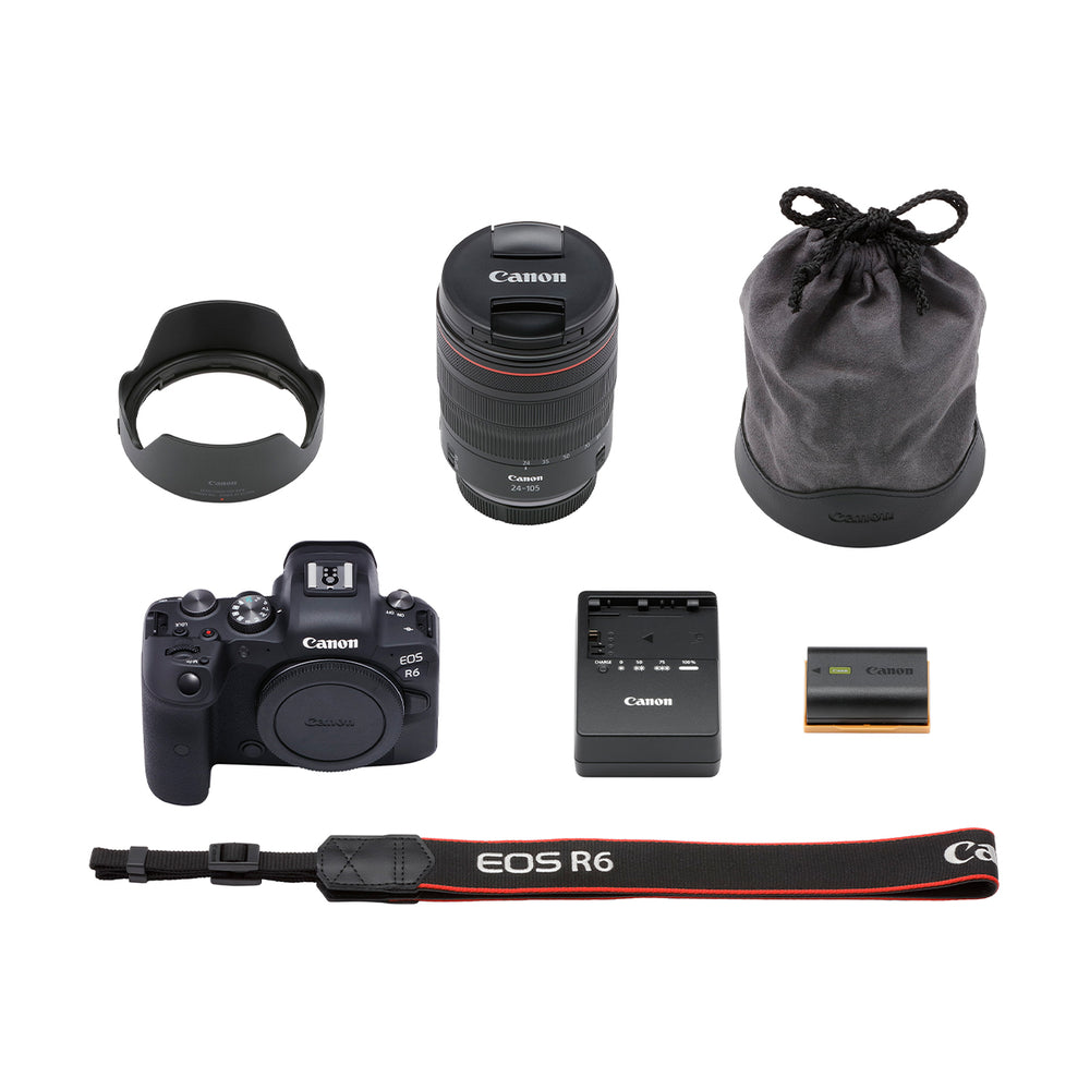 Canon EOS R6 Mirrorless Camera with RF 24105mm f4L IS USM Kit