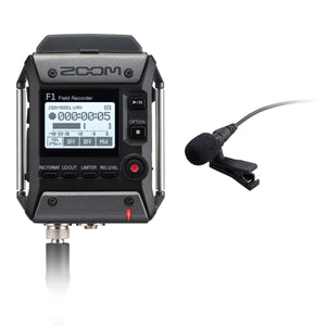 Zoom F1-LP Field Recorder + Lavalier Mic