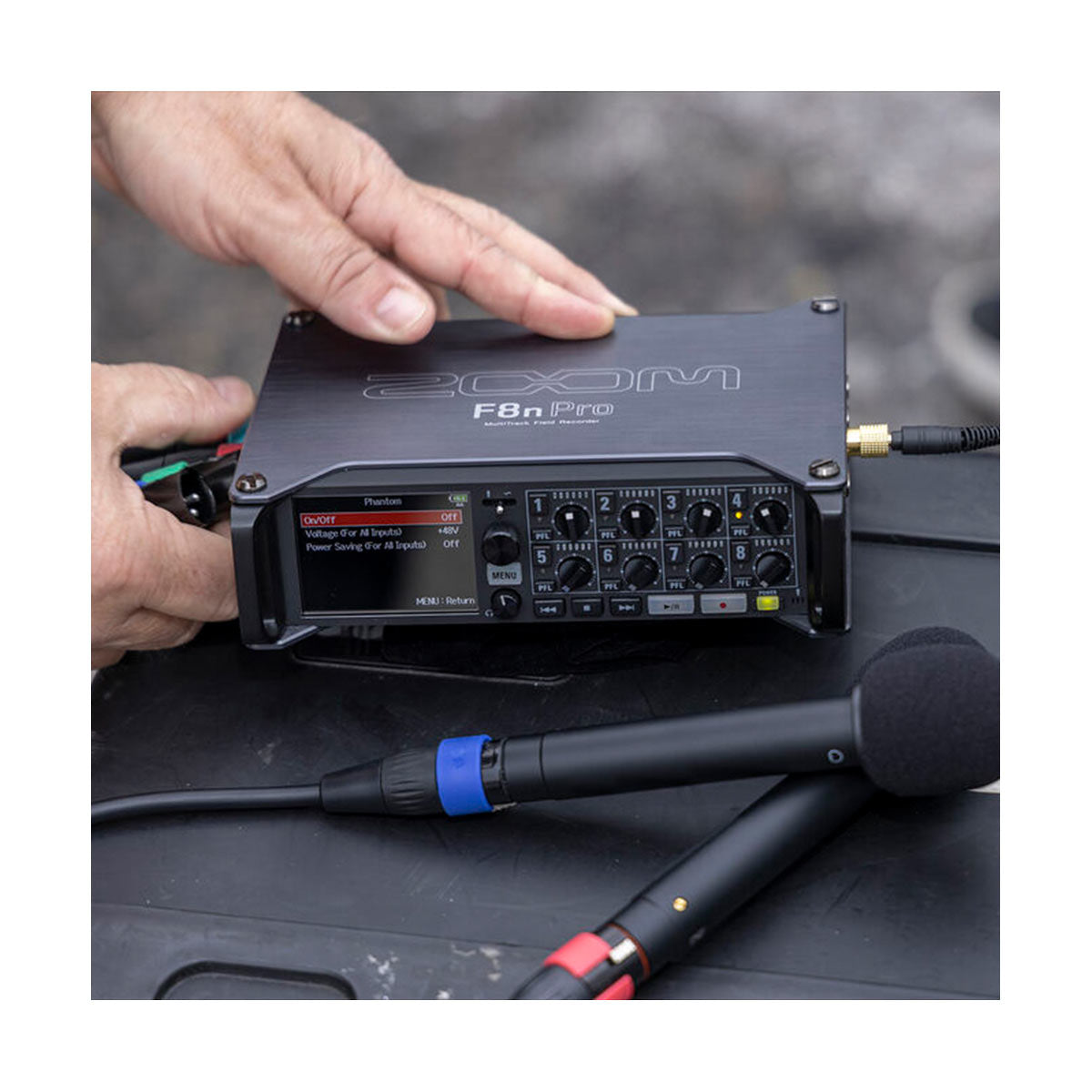 Zoom F8N PRO 8-Input / 10-Track Multitrack Field Recorder