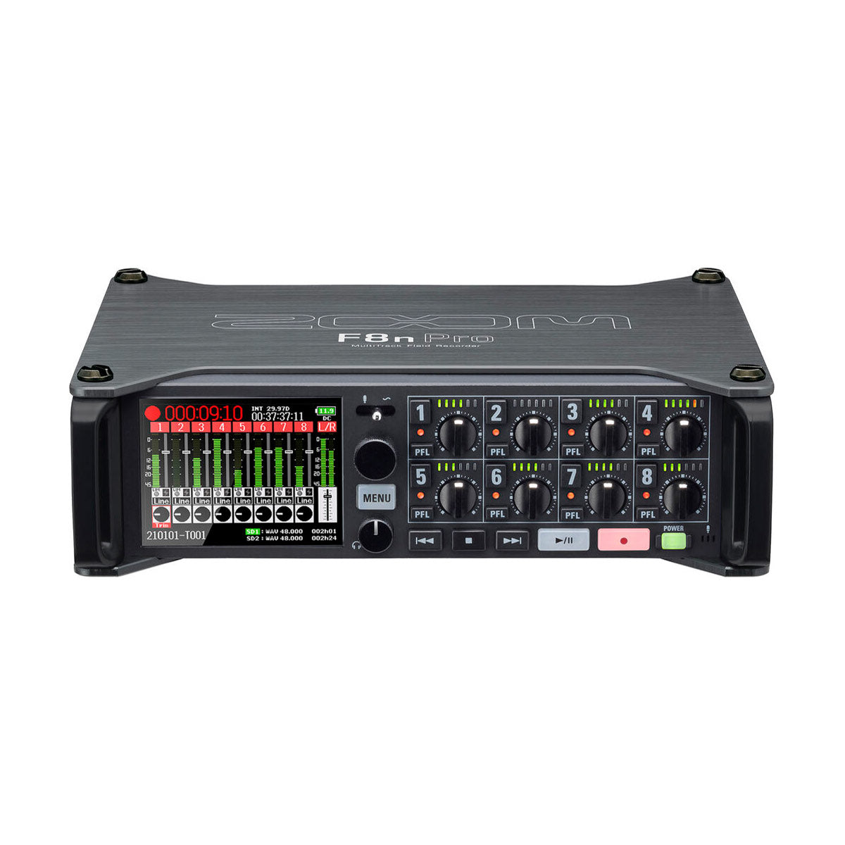 Zoom F8N PRO 8-Input / 10-Track Multitrack Field Recorder