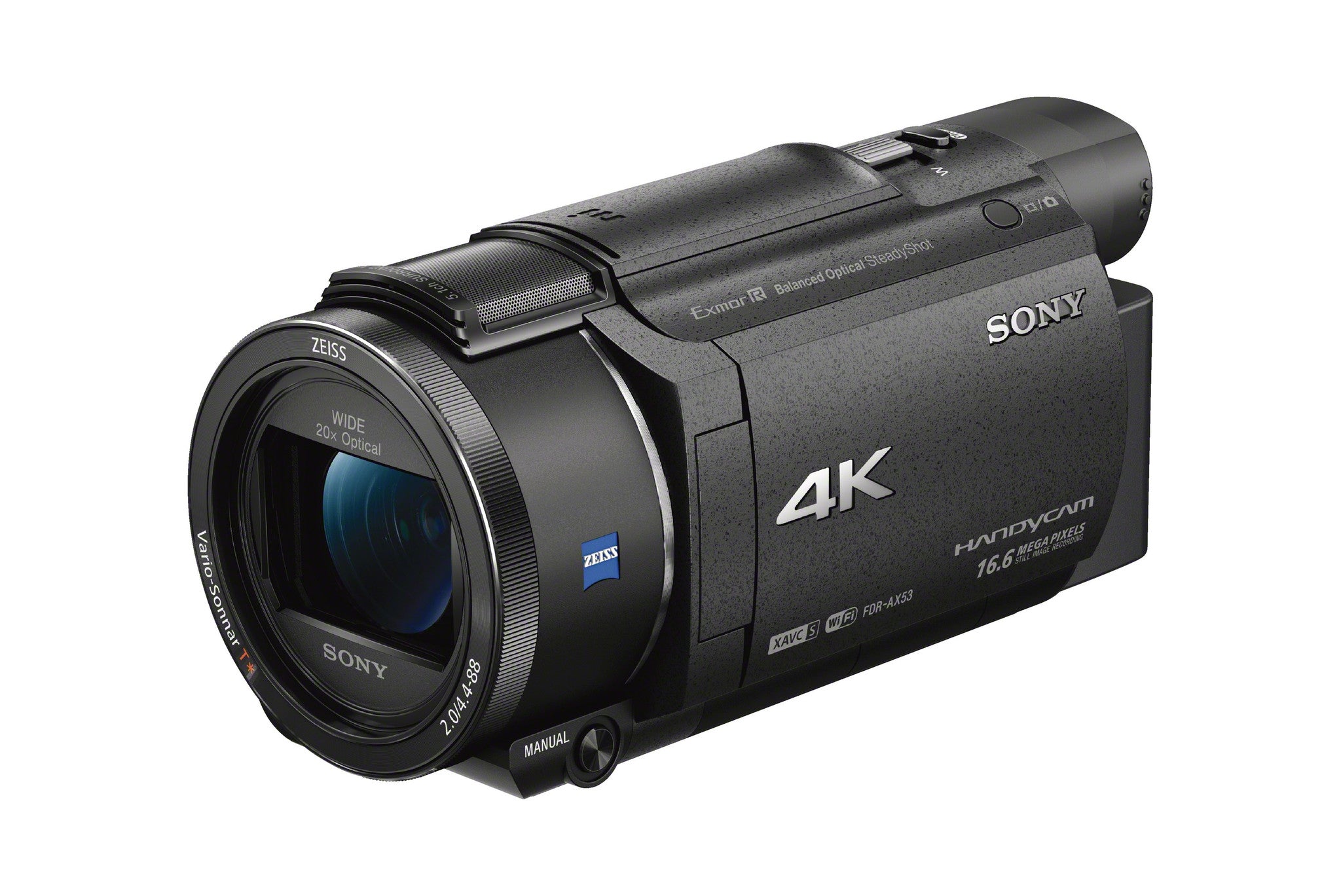 Sony FDR-AX53 4K Ultra HD Handycam Camcorder, video camcorders, Sony - Pictureline  - 1