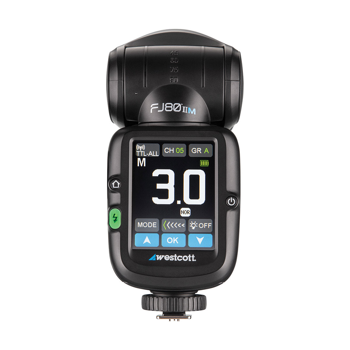 Westcott FJ80 II M Touchscreen 80Ws Speedlight with Universal Multi-Brand Camera Mount
