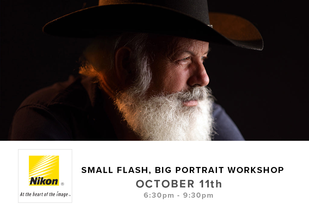 Small Flash, Big Portrait Workshop with Nikon (October 11th)