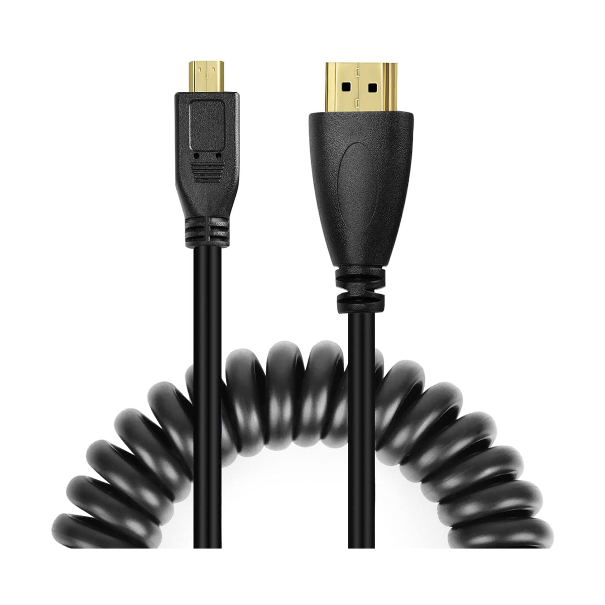 pictureline Full HDMI to Micro HDMI Coiled 20” Cable