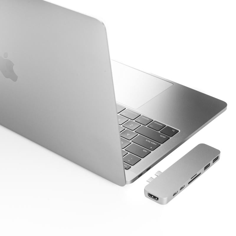 HyperDrive Thunderbolt 3 USB-C for MacBook Pro 13"/15" 2016/2017- Silver