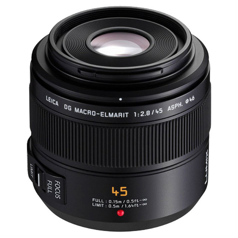 Panasonic Leica 45mm f/2.8 Macro-Elmar Lens *OPEN BOX*