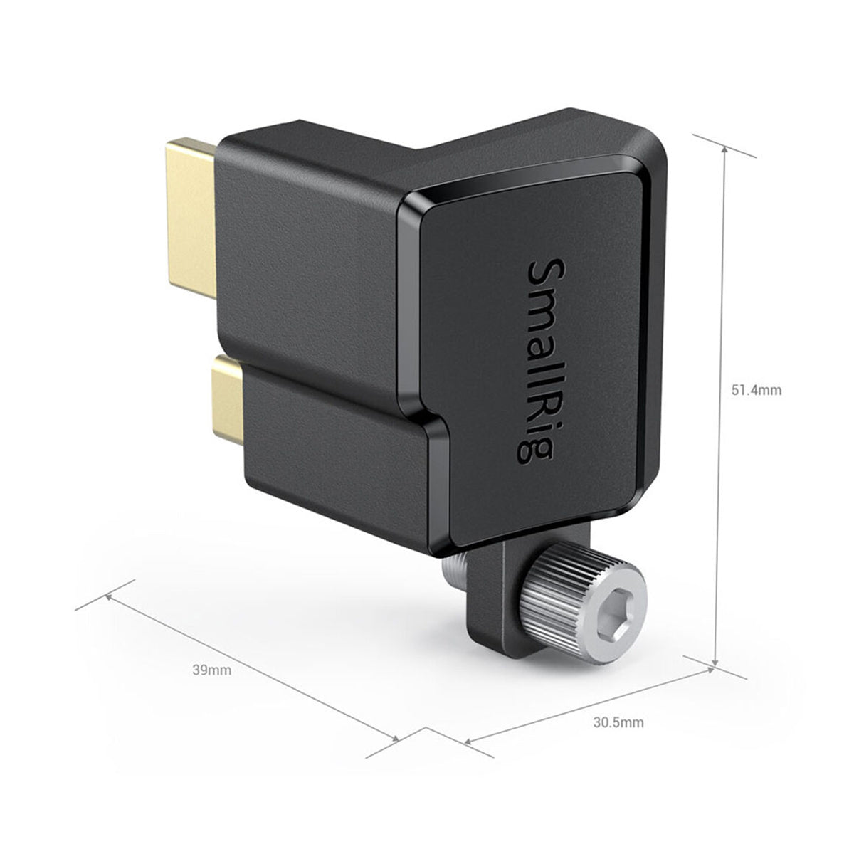 SmallRig HDMI & Type-C Right Angle Adapter for Blackmagic 4K/6K