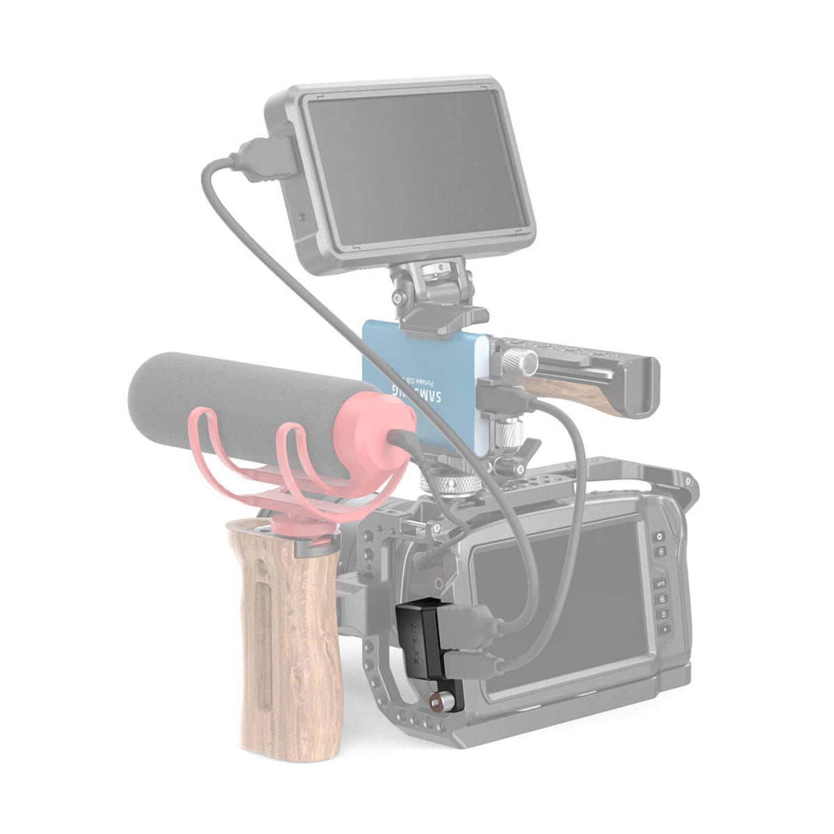 SmallRig HDMI & Type-C Right Angle Adapter for Blackmagic 4K/6K