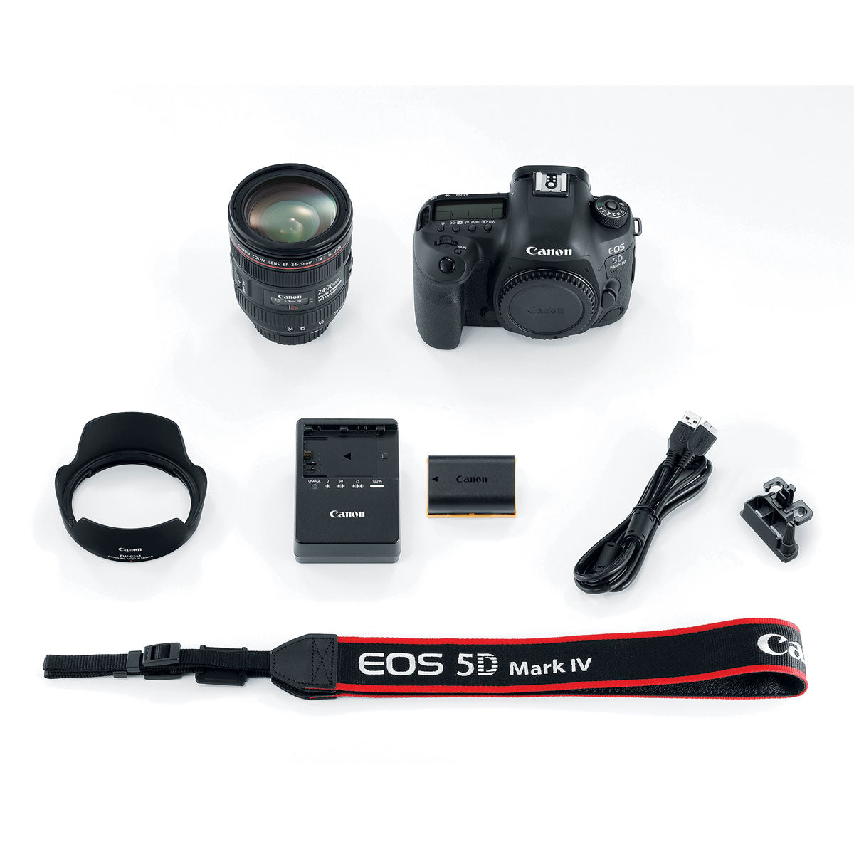 Canon EOS 5D Mark IV EF 24-70mm f/4 IS USM Digital Camera Kit