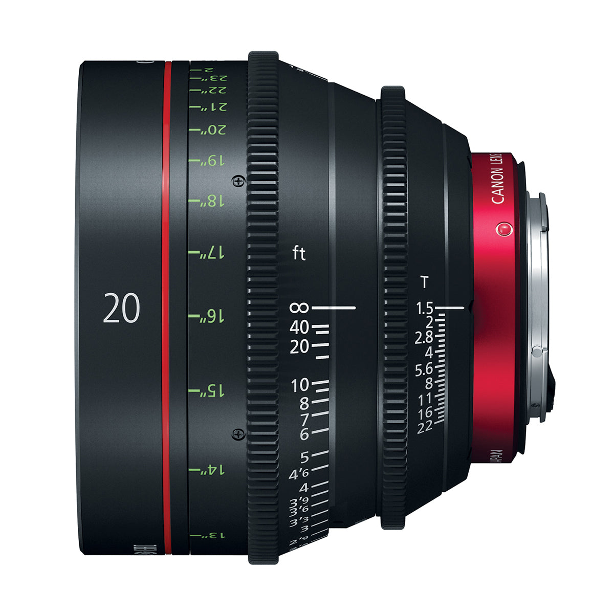 Canon CN-E 20mm T1.5 L F Cine Lens with EF Mount