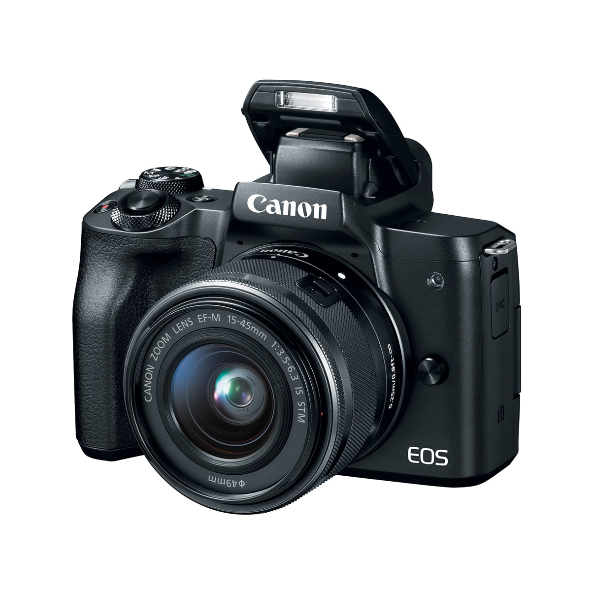 Canon EOS M50 with EF-M 15-45mm IS STM & EF-M 55-200 IS STM Lens Kit
