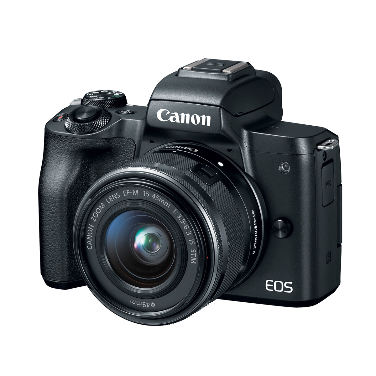 Canon EOS M50 with EF-M 15-45mm IS STM & EF-M 55-200 IS STM Lens Kit