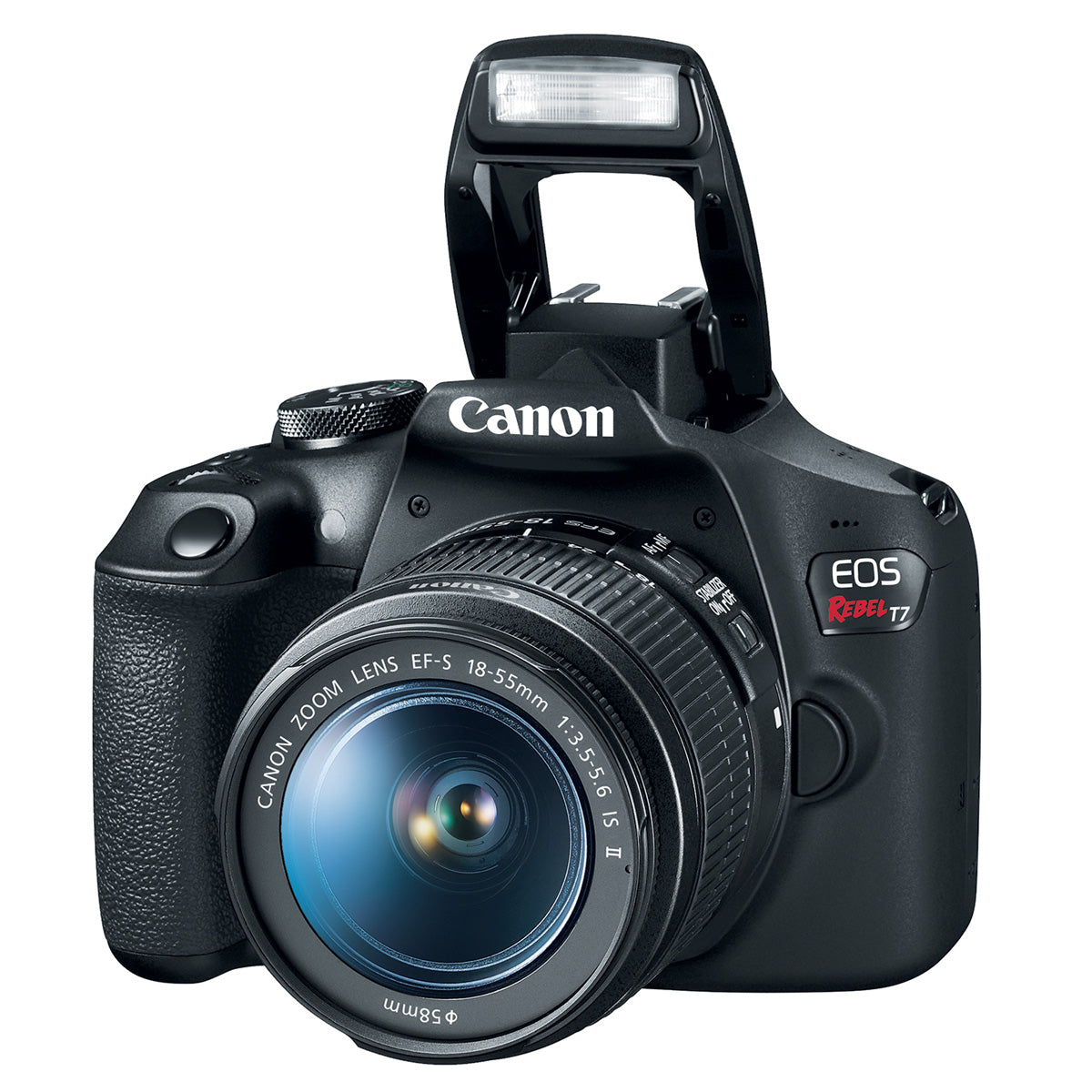 Canon EOS Rebel T7 18-55mm IS II Kit (Black)