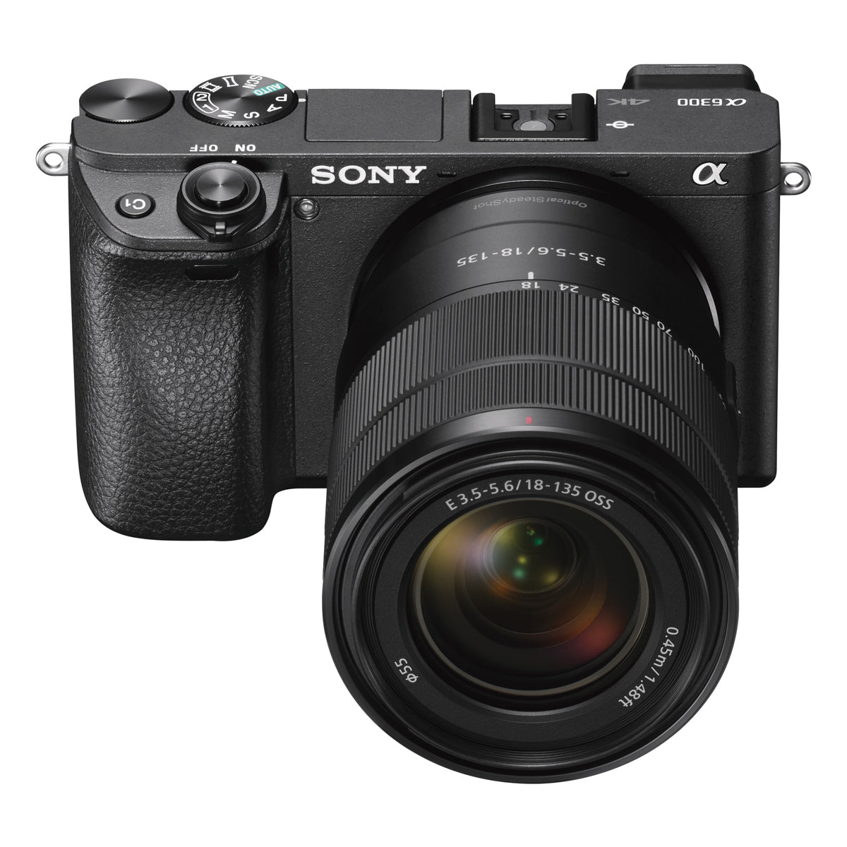 Sony Alpha a6300 Mirrorless Digital Camera with E-Mount 18-135mm Lens (Black)