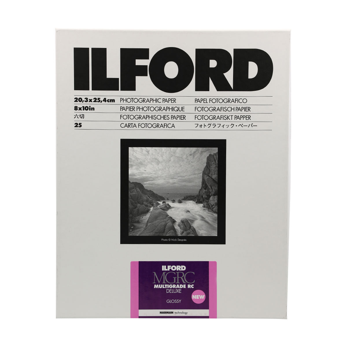 Ilford Multigrade RC Deluxe Glossy 8x10 25