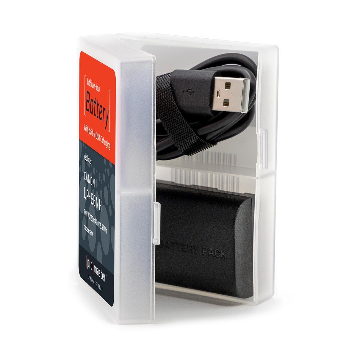 ProMaster LP-E6NH Li-ion Battery with USB-C Charging for Canon