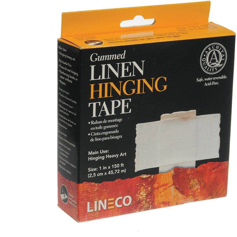 Lineco Linen Tape 1""x50 yards, papers mounting supplies, Lineco - Pictureline 