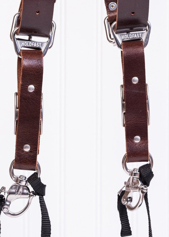 HoldFast Money Maker Water Buffalo Medium Strap (Burgundy), camera straps, HoldFast - Pictureline  - 3