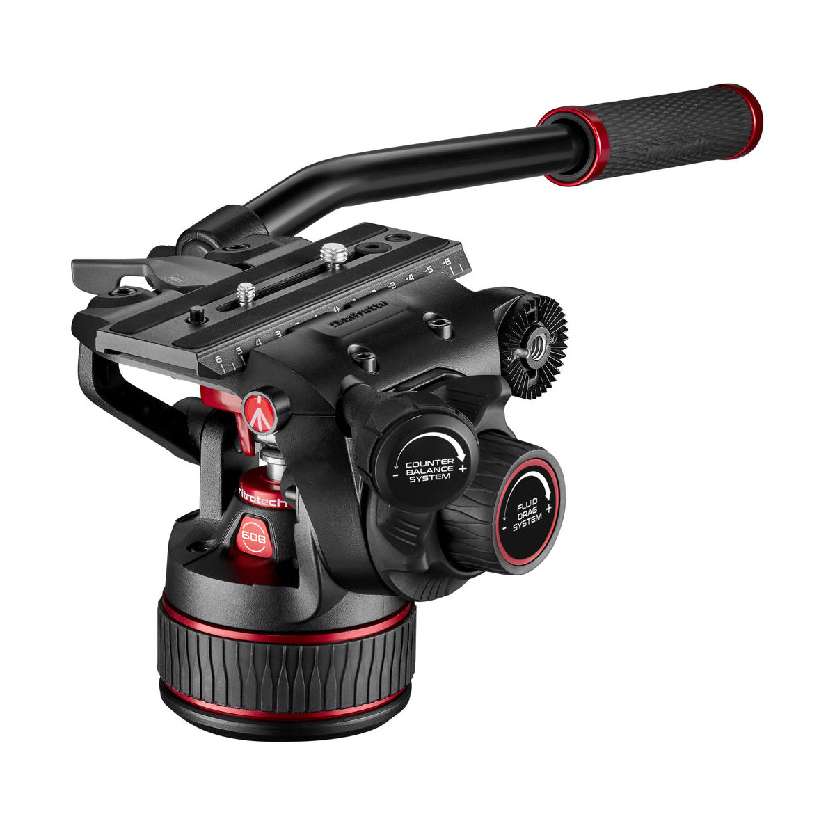 Manfrotto MVK608TWINFAUS Kit with Nitrotech 608 Fluid Head and 645 Fast Twin Leg Aluminum Tripod & Bag
