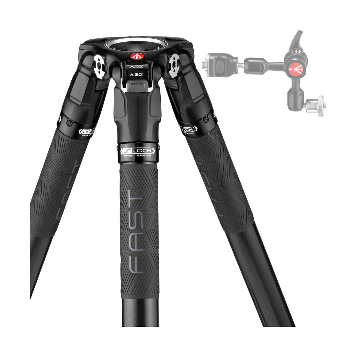 Manfrotto 635 Fast Single Tube Carbon Fiber Tripod Legs