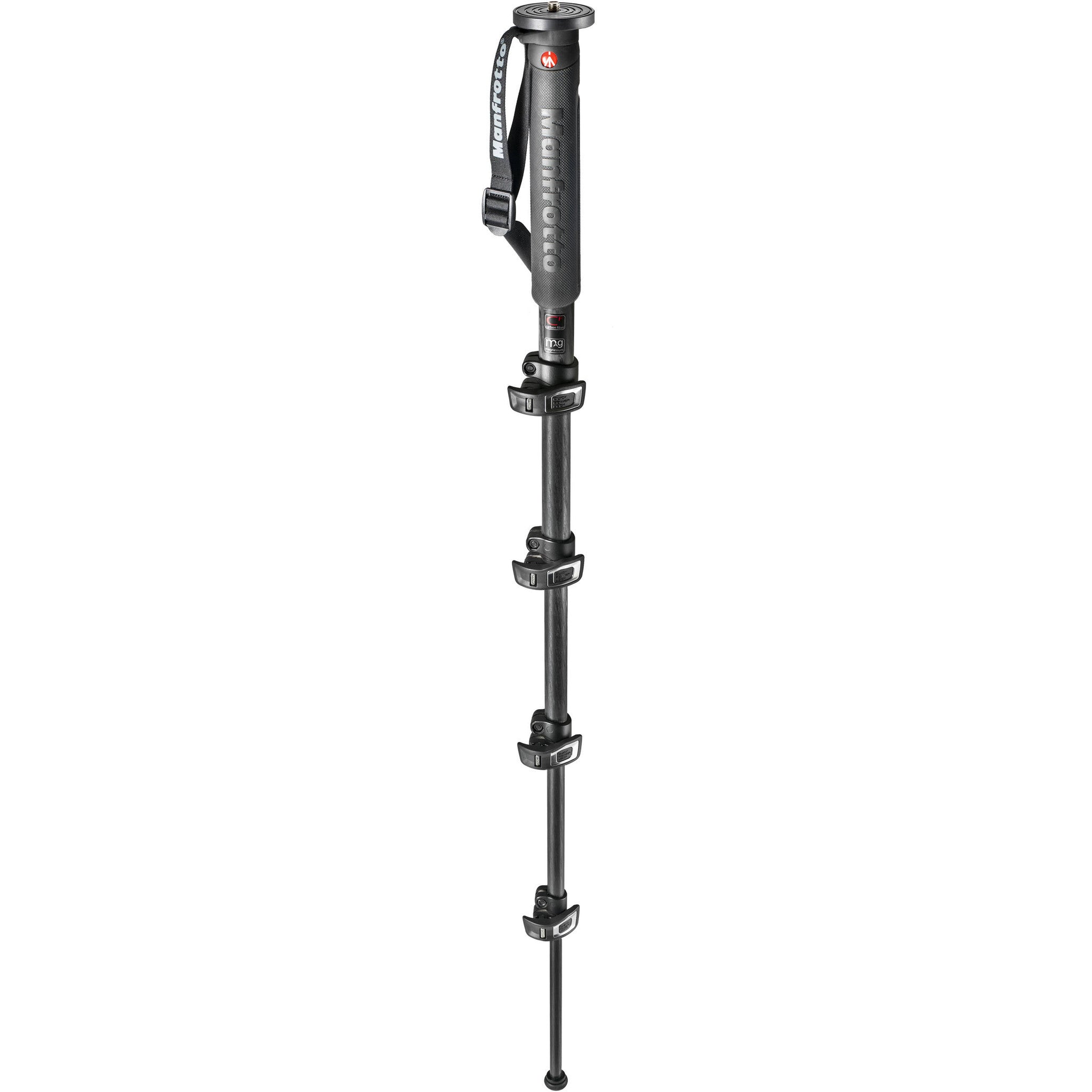Manfrotto MMXPROC5US 5-Section Carbon Fiber Monopod, discontinued, Manfrotto - Pictureline 