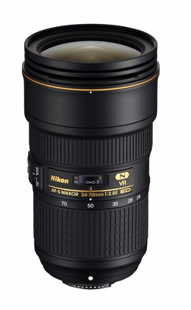 Nikon 24-70mm f/2.8E ED AF-S VR Lens, lenses slr lenses, Nikon - Pictureline 