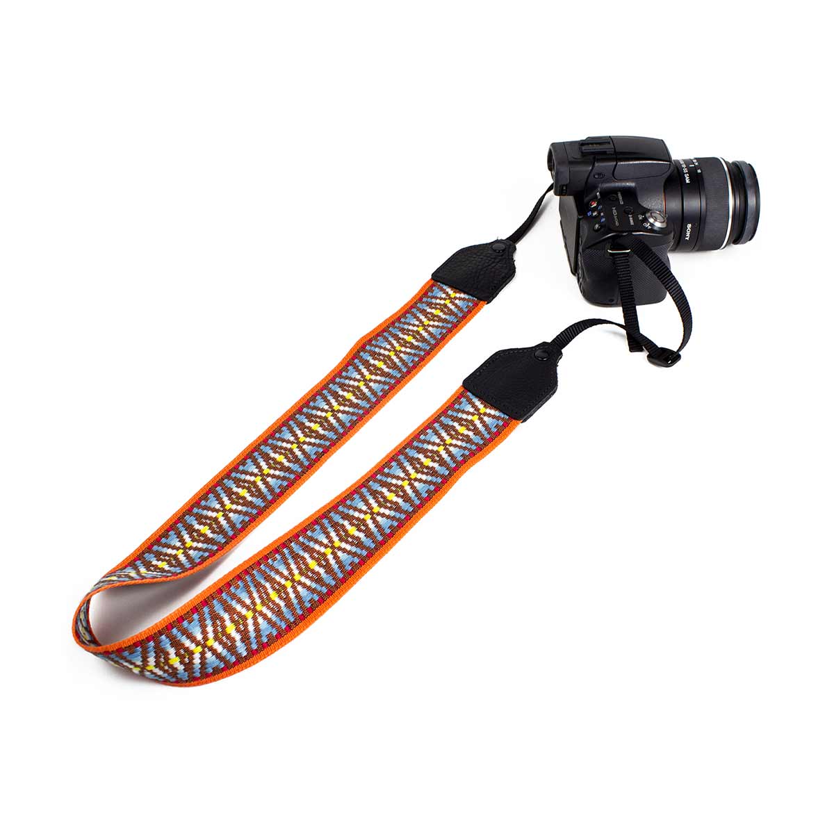 Perri's Leathers 2" Nylon Camera Strap (Hootenanny Sunset)