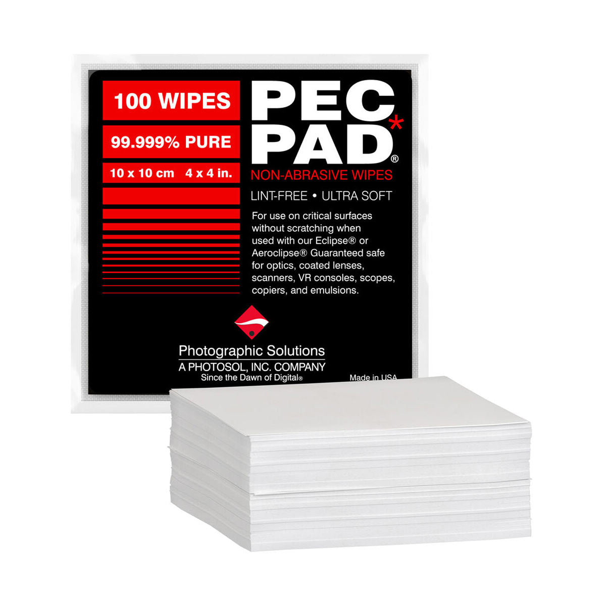 Photographic Solutions Pec Pad 4"x4"-100 Sheets
