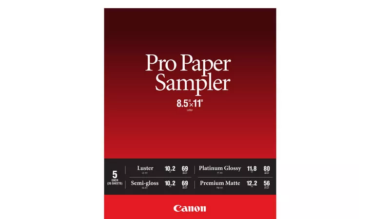 Canon Pro Paper Sample Pack (8.5 x 11")