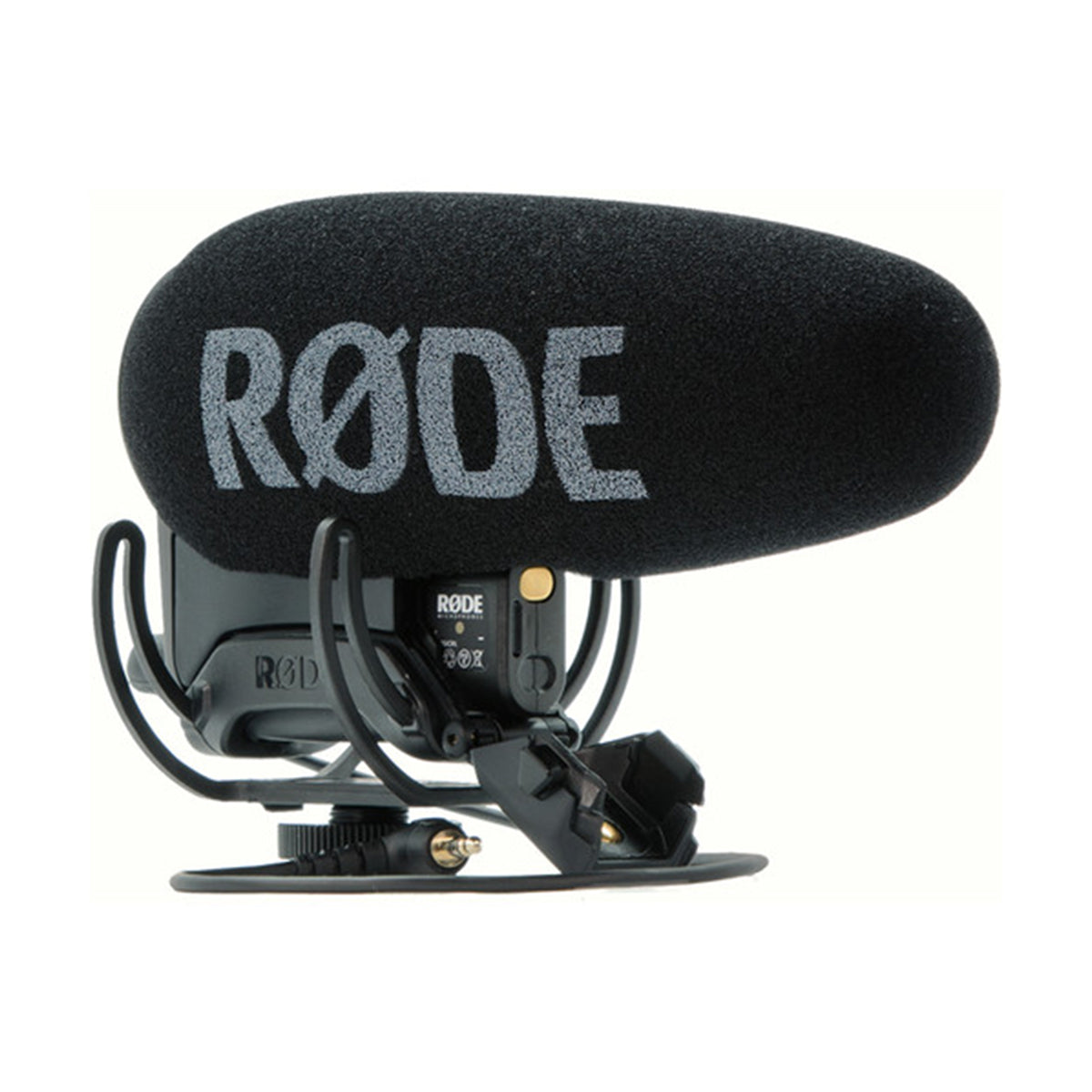 RODE VideoMic Pro+ Directional On-Camera Microphone with Rycote Lyre Suspension Mount and LB-1 Battery