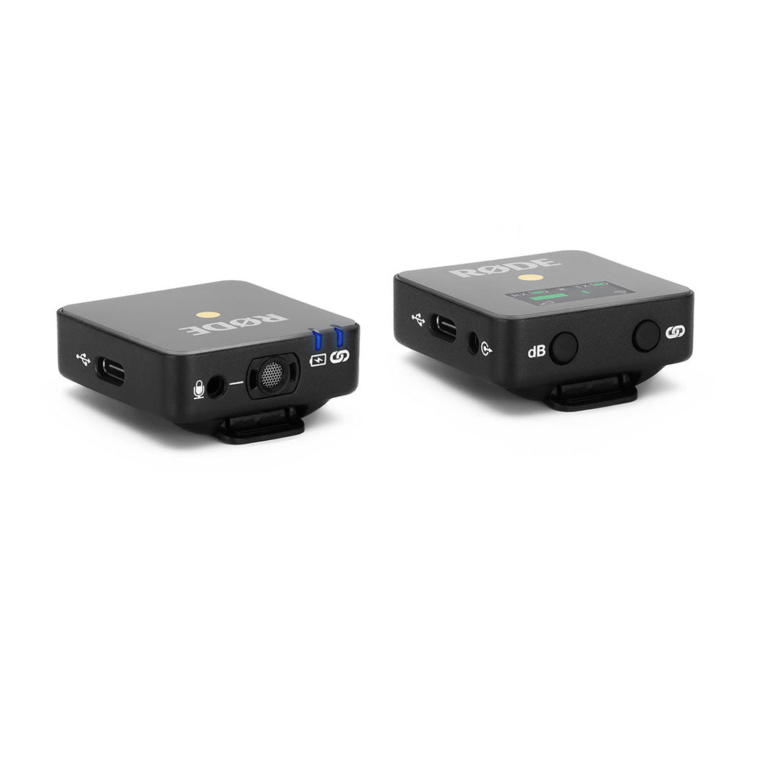 RODE Wireless GO Compact Wireless Microphone System (2.4 GHz) Black