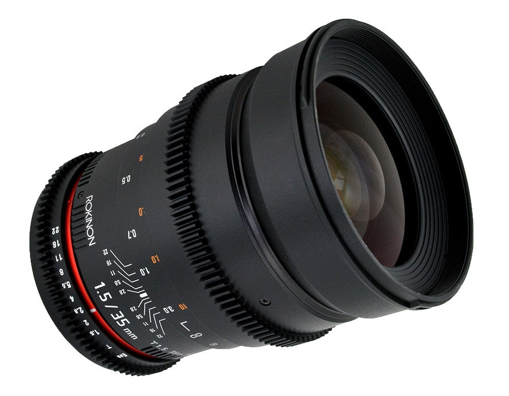 Rokinon 35mm T1.5 Cine UMC Wide-Angle Lens Nikon, discontinued, Rokinon - Pictureline  - 2