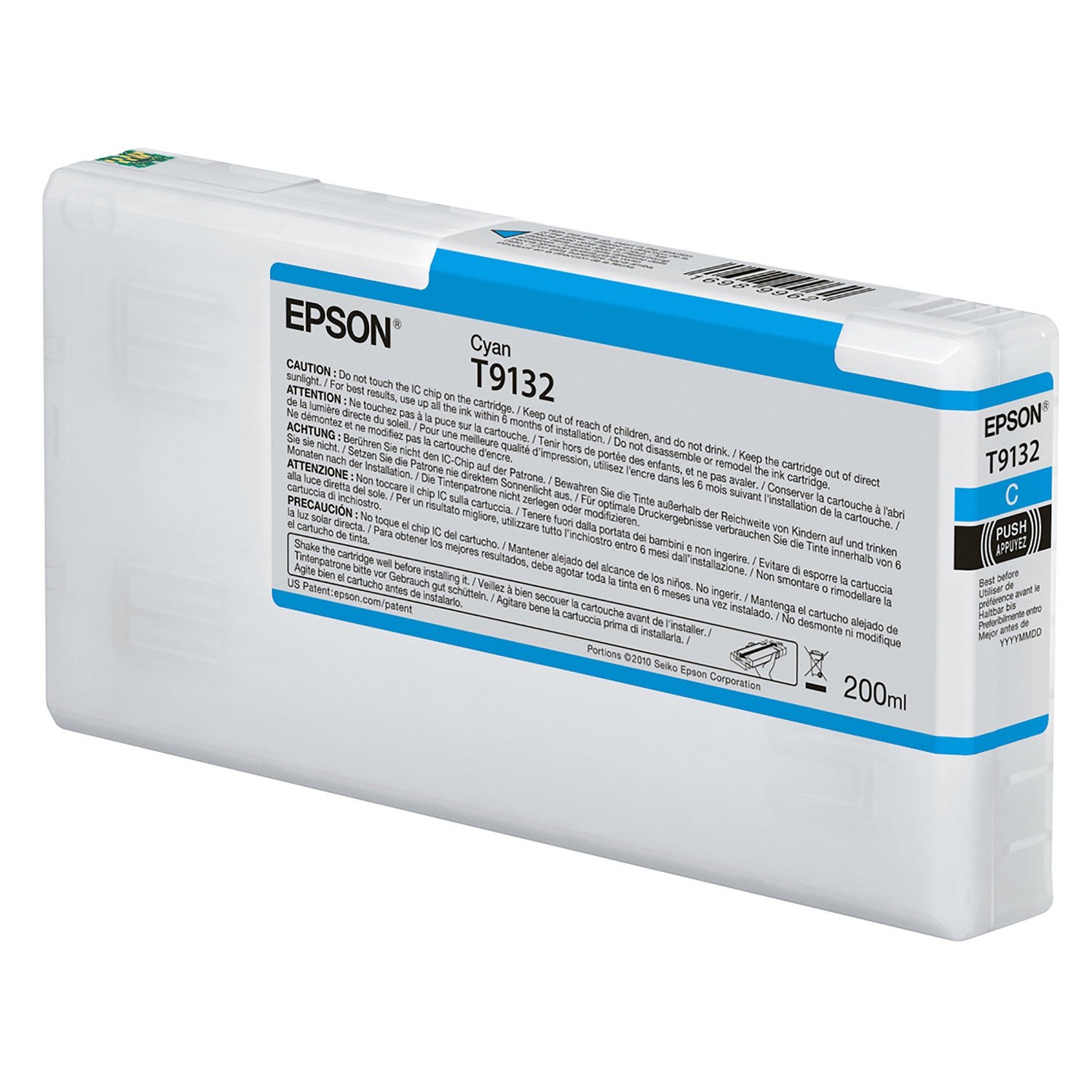 Epson T913200 P5000 Ultrachrome HD Ink 200ml Cyan, papers printer ink, Epson - Pictureline 