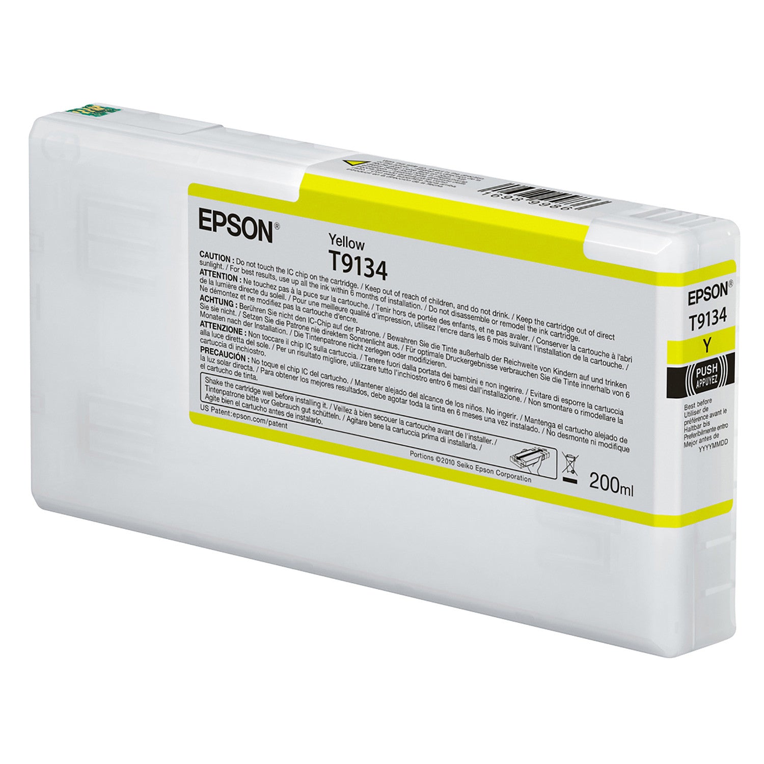 Epson T913400 P5000 Ultrachrome HD Ink 200ml Yellow, papers printer ink, Epson - Pictureline 