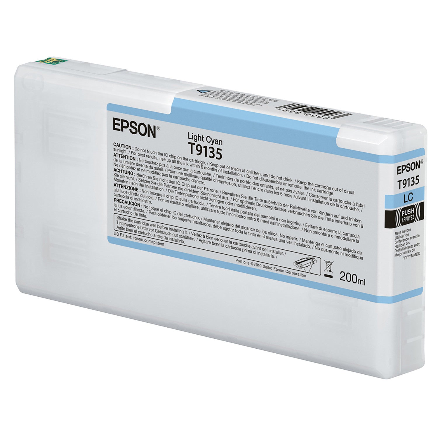 Epson T913500 P5000 Ultrachrome HD Ink 200ml Light Cyan, papers printer ink, Epson - Pictureline 