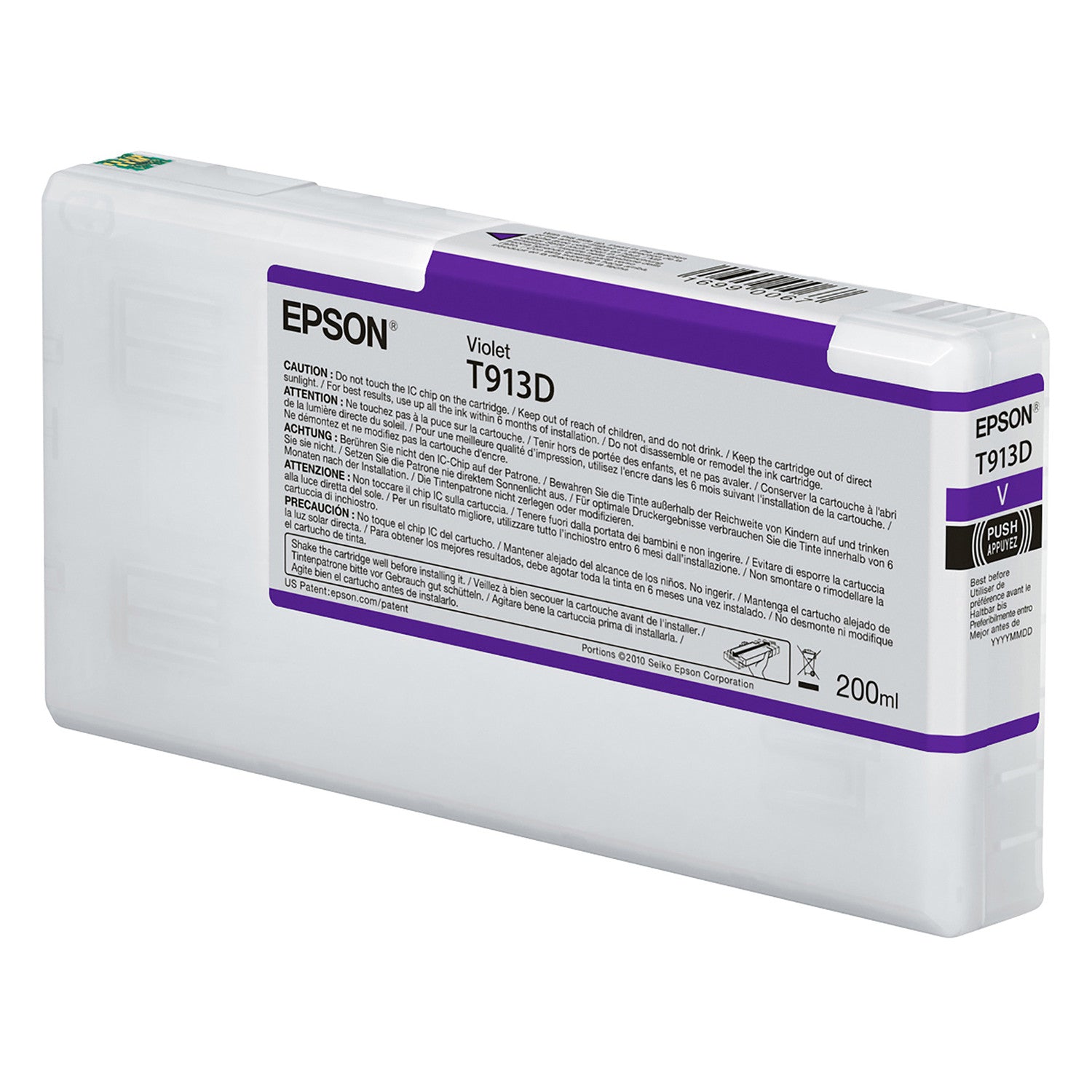 Epson T913D00 P5000 Ultrachrome HD Ink 200ml Violet, papers printer ink, Epson - Pictureline 