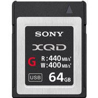 Sony 64GB G-Series 2933x XQD Card, camera memory cards, Sony - Pictureline 