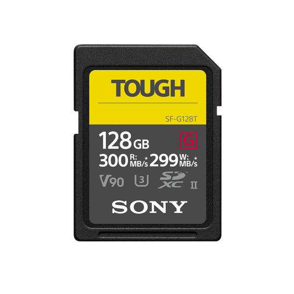 SONY 128GB TOUGH SDXC UHS-Iカード Sony 128GB SF-G TOUGH UHS-II SDXC (V90) Card