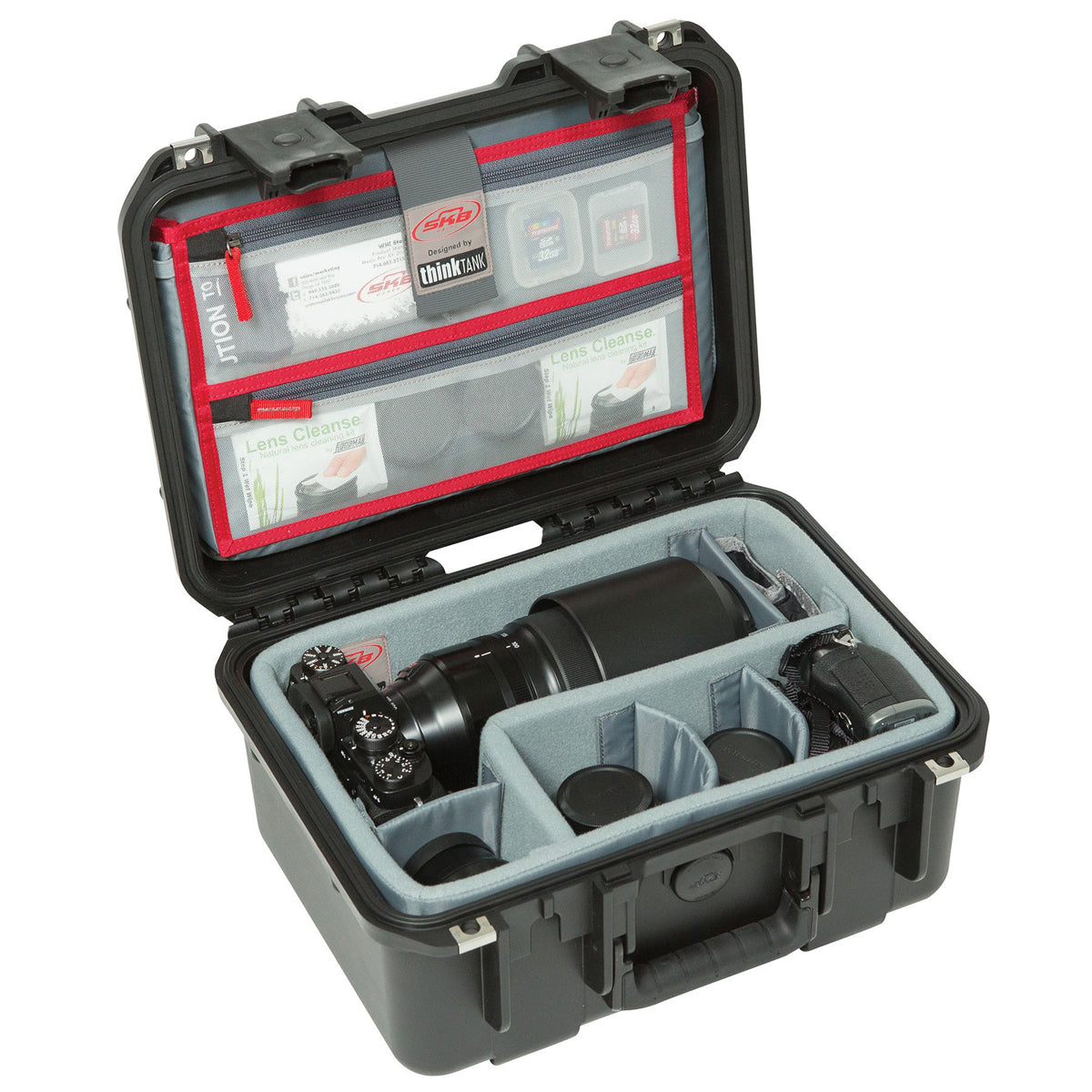 SKB iSeries 1309-6 Case with Think Tank Design Photo Dividers & Lid Organizer (Black)