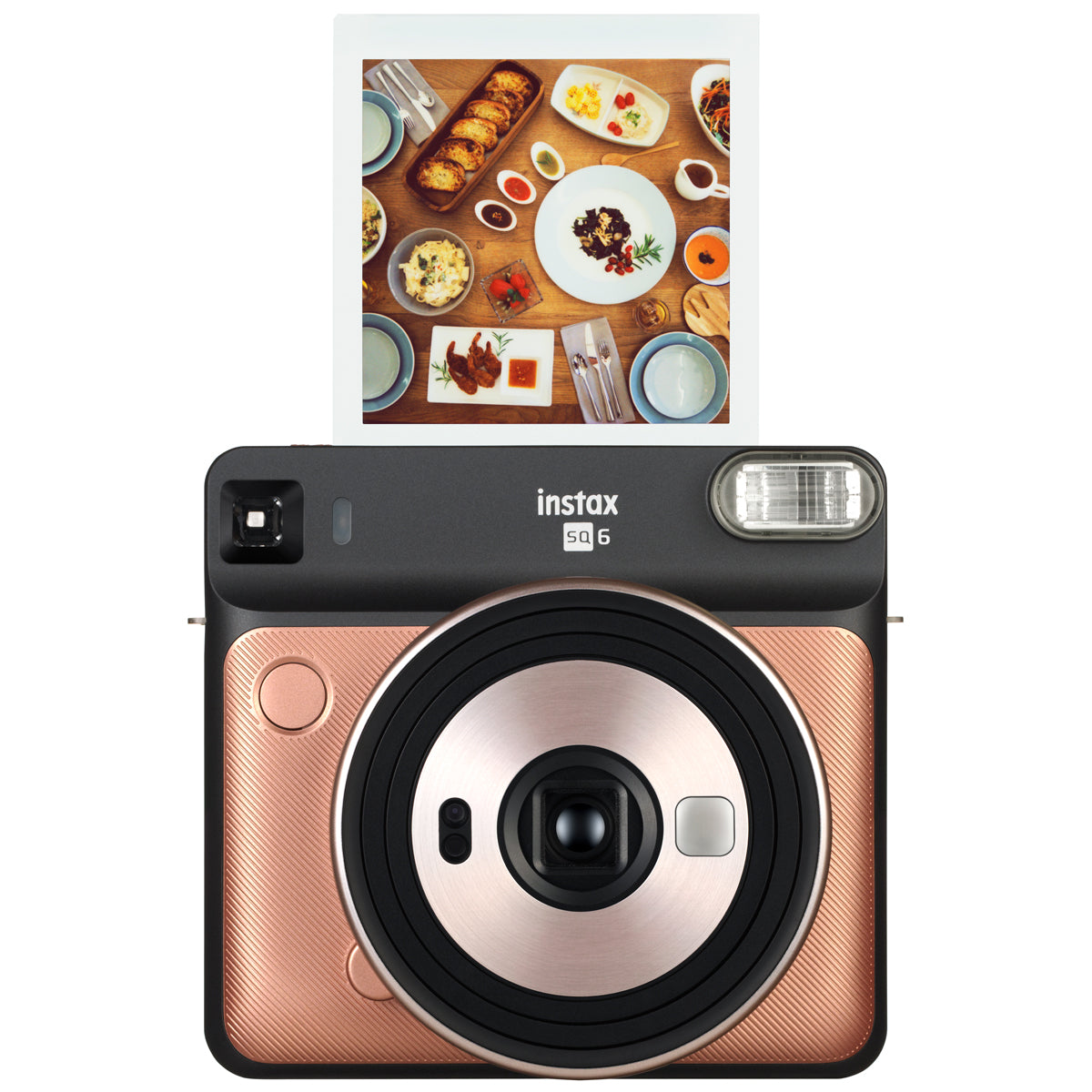 Fujifilm INSTAX Square SQ6 Instant Film Camera (Blush Gold)