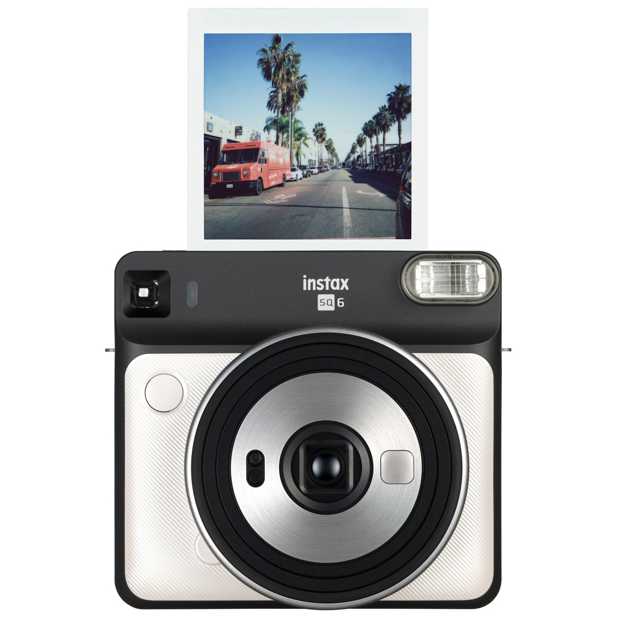 チェキ　SQUARE SQ6 パールホワイト Fujifilm INSTAX Square SQ6 Instant Film Camera (Pearl White)