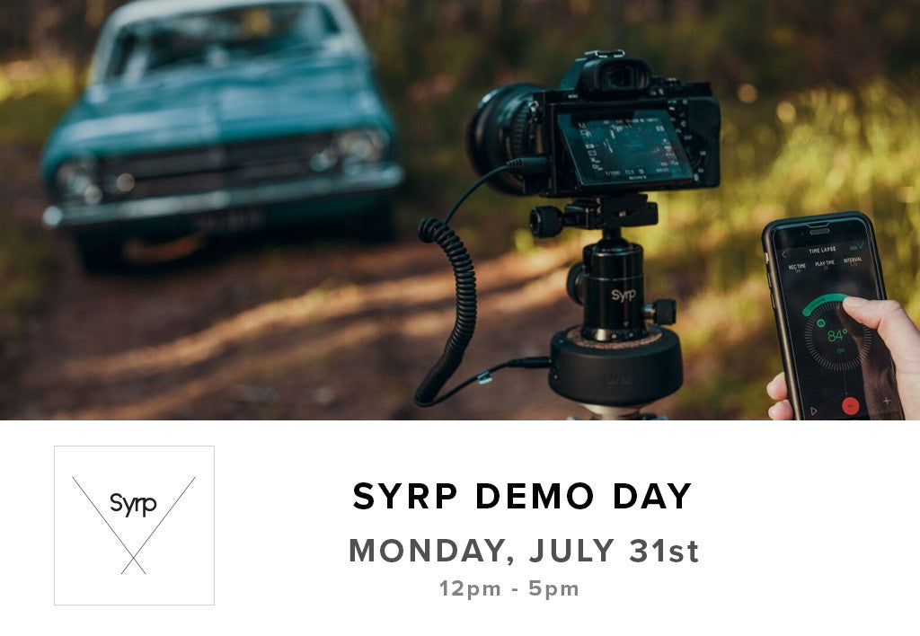 Syrp Demo Day (July 31st)
