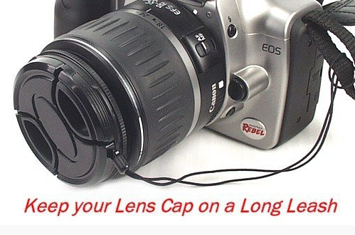 Dot Line 43mm Lens Cap w/ Leash, camera accessories, Dot Line - Pictureline  - 4